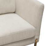 Light Cream Lane Curve back Chair By Diamond Sofa - Image 5