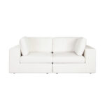 Mist white Muse lake Sofa By Diamond Sofa