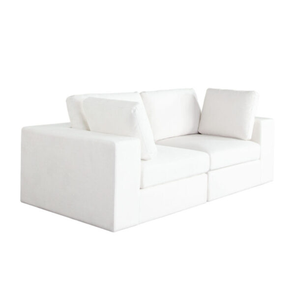 Mist white Muse lake Sofa By Diamond Sofa - Image 2