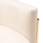 Gold Cream Velvet Pandora Chair By Diamond Sofa - Image 6