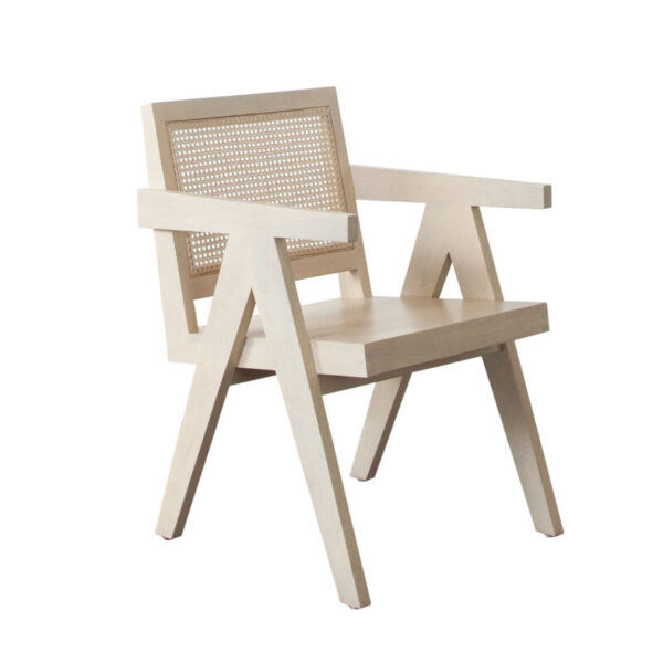 Light Natural Cane Carter Chair By Diamond Sofa - Image 2
