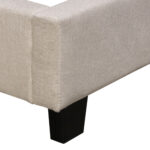 Sand Fabric Madison Avenue Low Profile Bed By Diamond Sofa - Image 5