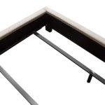 Sand Fabric Madison Avenue Low Profile Bed By Diamond Sofa - Image 4
