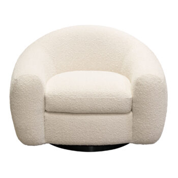 Bone Boucle Pascal Swivel Chair By Diamond Sofa |