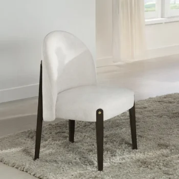 Clayten Side Chair in Beige Chenille Set of 2 By ACME