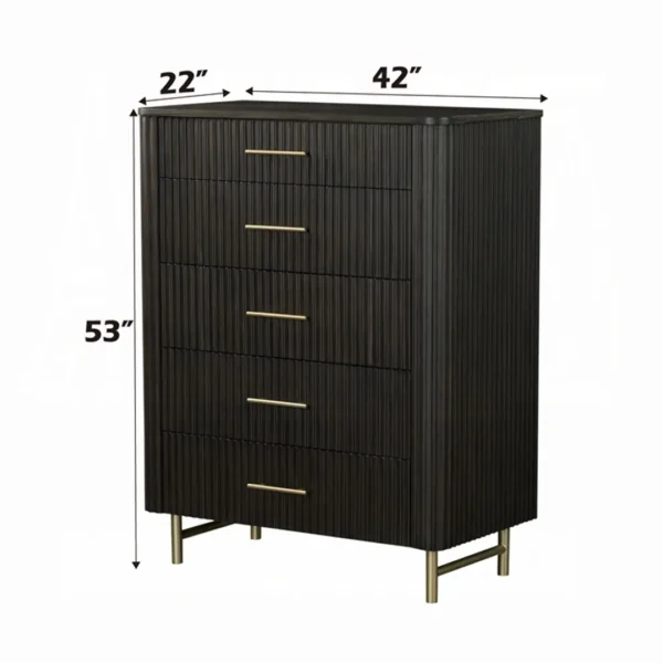 Clayten Espresso Chest of Drawers By ACME - Image 4