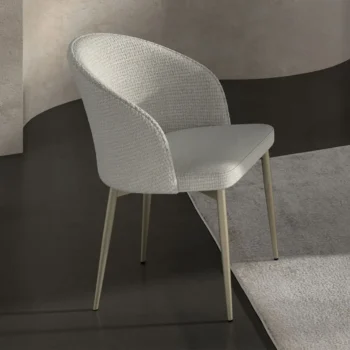 Cora White Fabric Side Chair Set of 2 By ACME