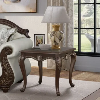 Pierce Cherry End Table By ACME