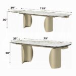 Cora Dining Table Ceramic Top Dimensions