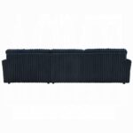 Breton Blue Corduroy Sectional Sofa w/4 Pillows LV04400 By ACME - Image 4