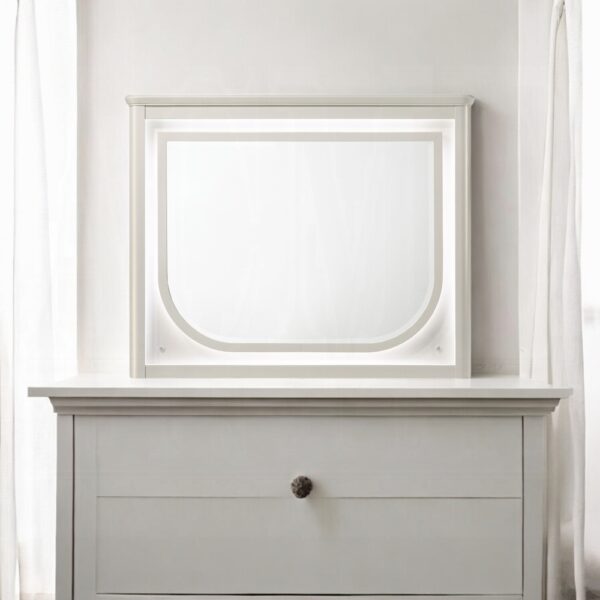 Laveda Pearl White Mirror