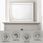 Laveda Pearl White Mirror Features
