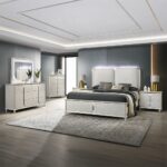 Laveda Pearl White Bedroom Set