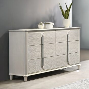 Laveda Pearl White Dresser