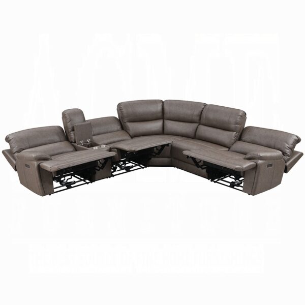 Kantu Leather Motion Sectional Sofa