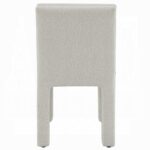 Hettie Beige Boucle Side Chair Backview
