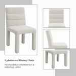 Hettie Beige Boucle Side Chair Details