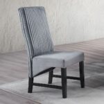 Kini Gray Corduroy Side Chair