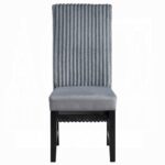 Kini Gray Corduroy Side Chair
