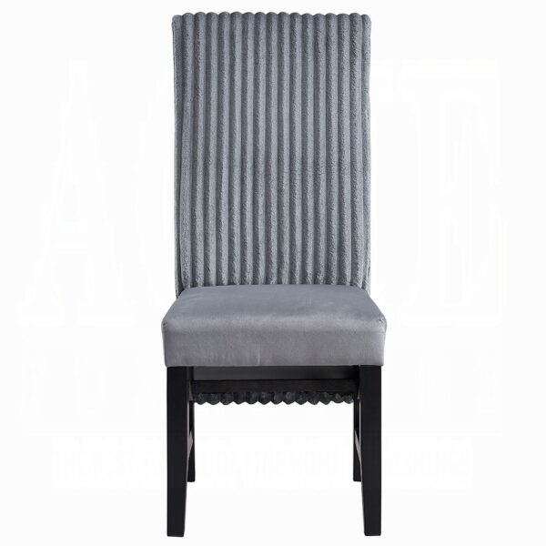 Kini Gray Corduroy Side Chair