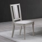 Marta Beige Linen Side Chair