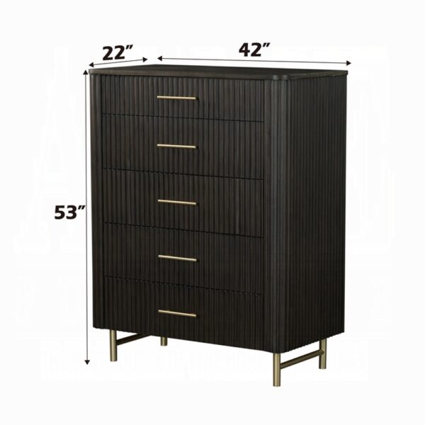 Clayten Espresso Chest of Drawers By ACME - Image 4