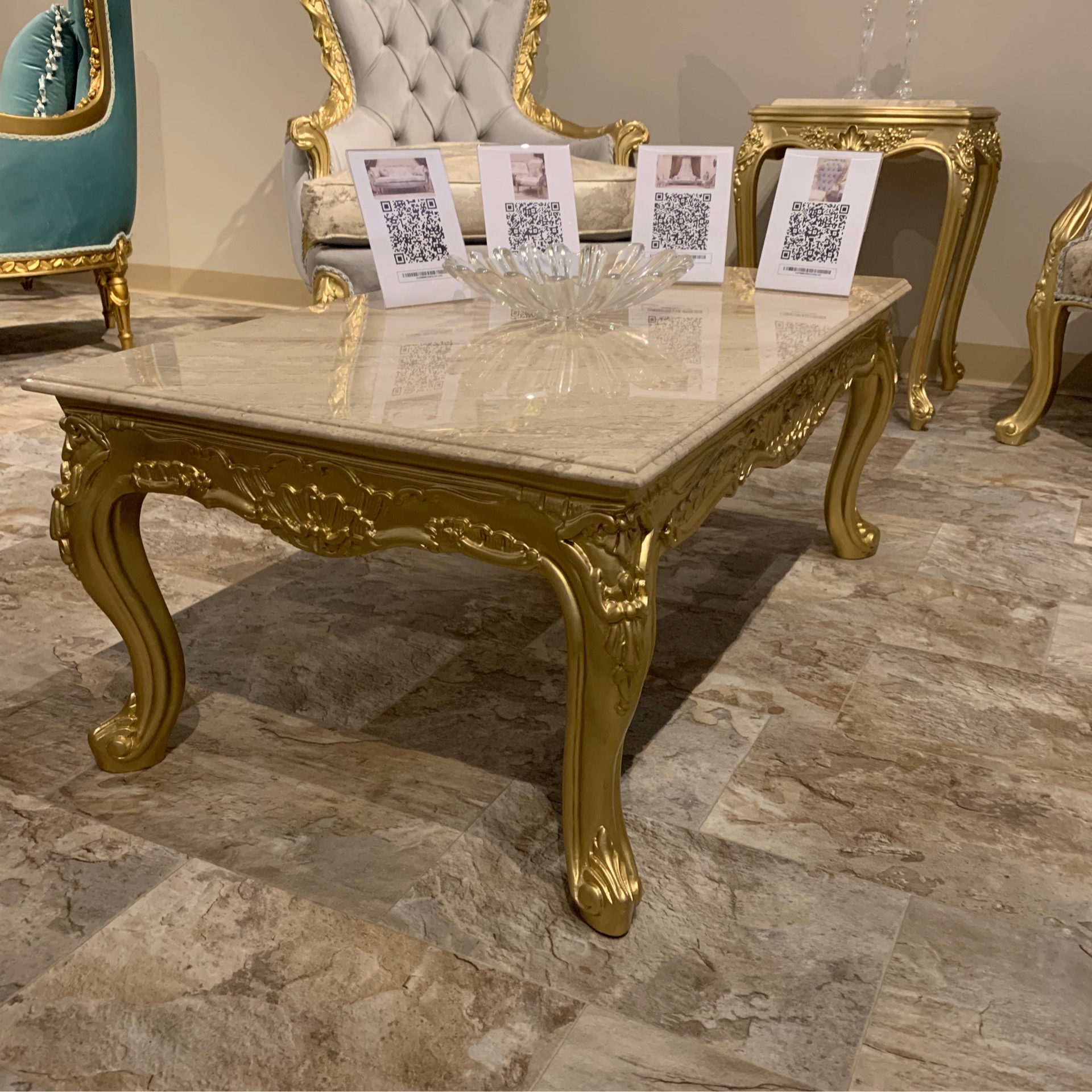 Handmade Meta Coffee Table | Mobilia Cleopatra 3 Handmade Meta Coffee Table - Image 1