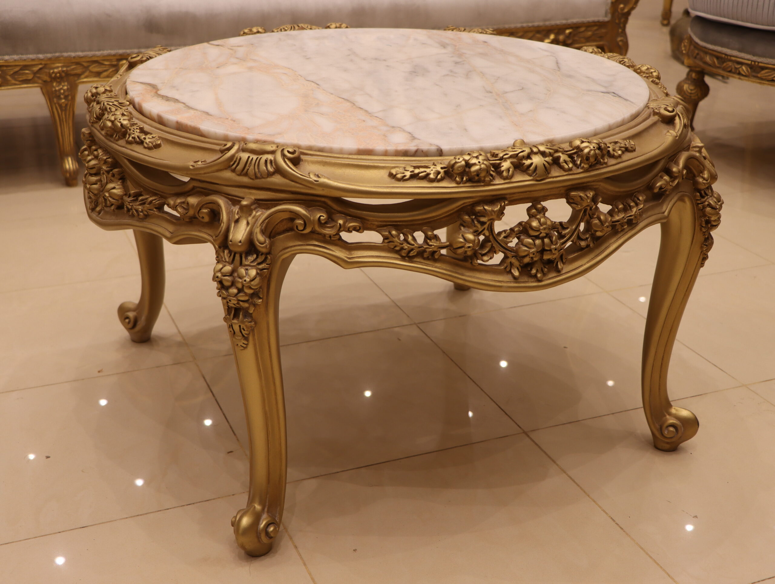Handmade Marvel Coffee Table | Mobilia Cleopatra 3 Handmade Marvel Coffee Table - Image 1