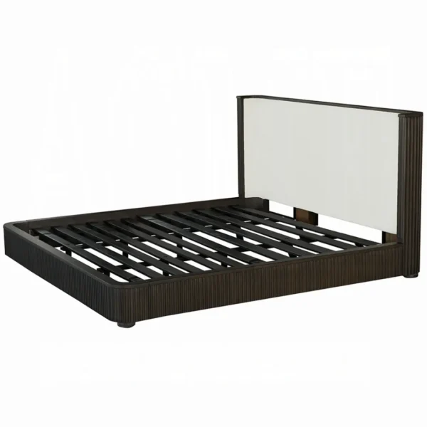 Clayten Fabric & Espresso Bed By ACME - Image 2