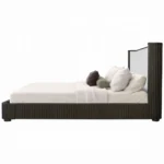 Clayten Fabric & Espresso Bed By ACME - Image 4