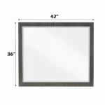 Clayten Espresso Mirror By ACME - Image 2