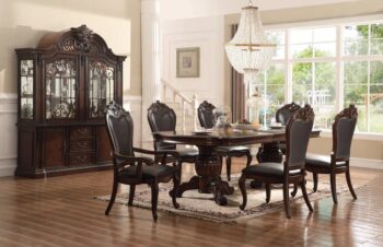 Rectangular Brown Dining Set 7PC By McFerran