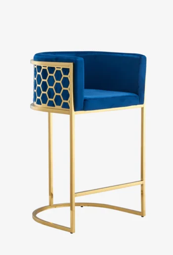 BAR1010 Blue Bar Chair By McFerran