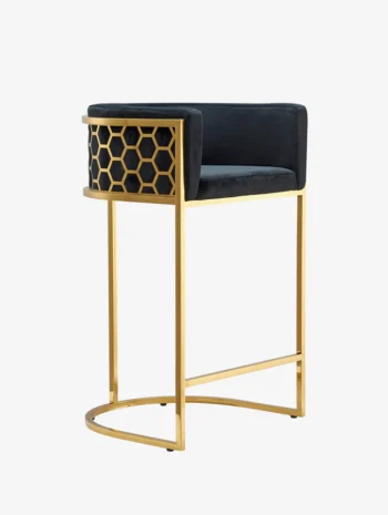 BAR1008 Black Bar Chair By McFerran