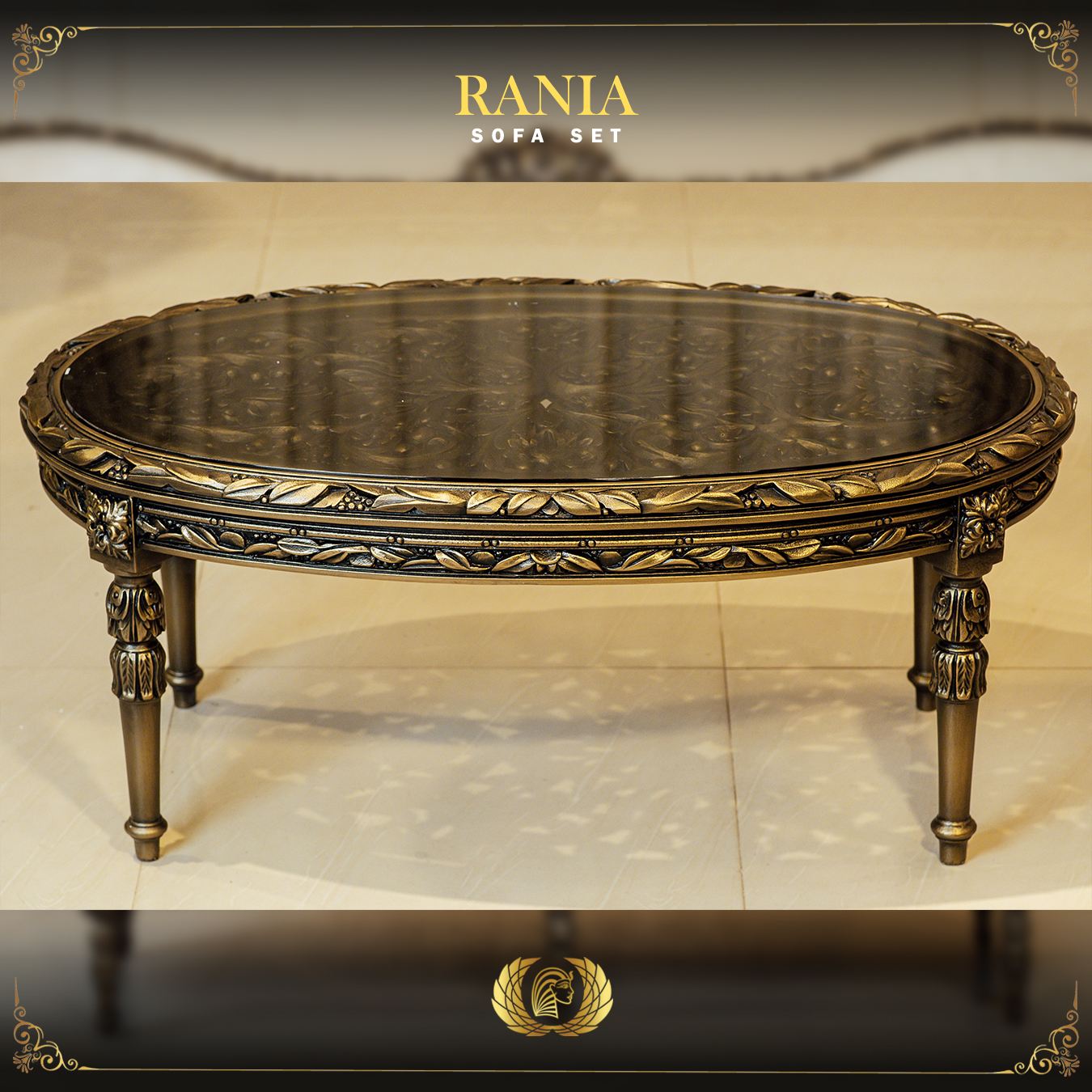 Handmade Rania Bronze Coffee Table | Mobilia Cleopatra 3 rania-coffee-table-1