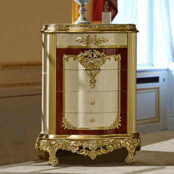 White And Gold Chest HD-5138