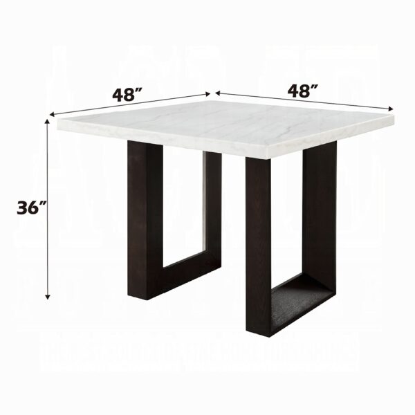 Edwyn Counter Height Table with White Marble DN03255 By ACME - Image 3