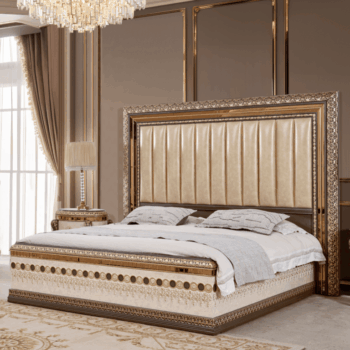 King Leather Bed HD-9017