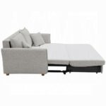 Oran Sofa with Sleeper in Gray Chenille LV03800 By ACME - Image 6