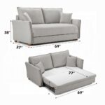 Oran Sofa with Sleeper in Gray Chenille LV03800 By ACME - Image 8