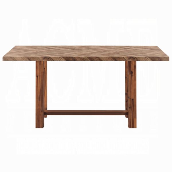 Gilsea Brown Counter Height Table DN03725 By ACME - Image 2