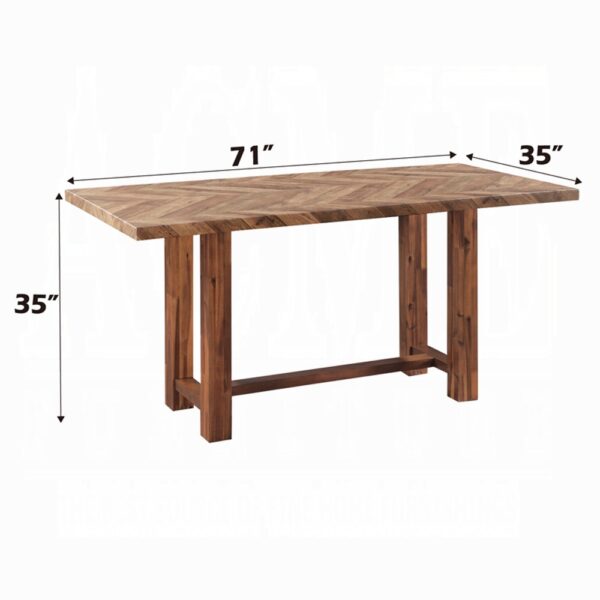 Gilsea Brown Counter Height Table DN03725 By ACME - Image 4