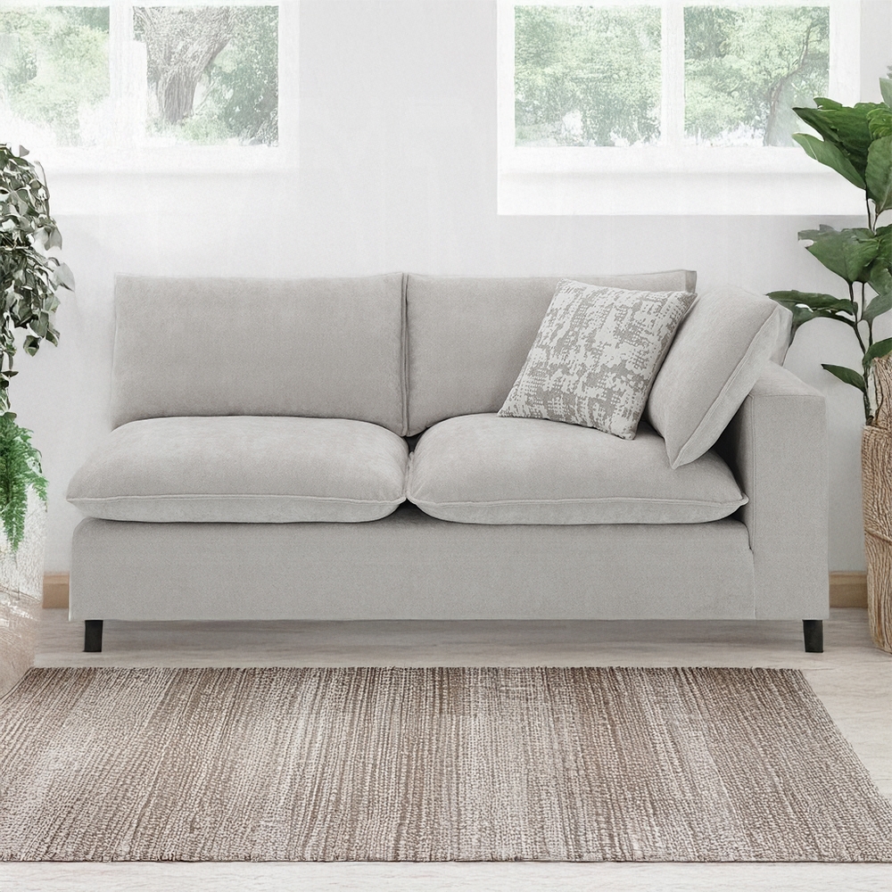 Marisa Beige Boucle Modular Rf Loveseat With 2 Pillows Lv04411 By Acme | Mobilia Cleopatra 3 Marisa Beige Boucle Modular RF Loveseat with 2 Pillows LV04411 By ACME - Image 1