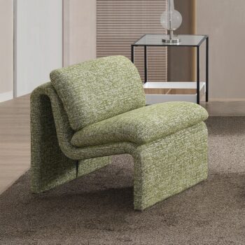 Jaeda Accent Chair in Green Boucle AC04553 By ACME