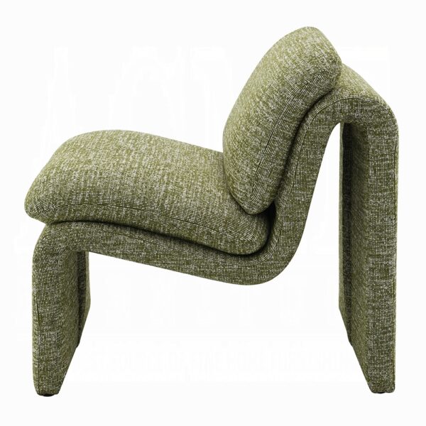 Jaeda Accent Chair in Green Boucle AC04553 By ACME - Image 2