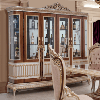 China Cabinet With Glass Doors HD-9021
