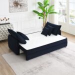 Irina Blue Velvet Sofa with Sleeper LV03890 By ACME - Image 2
