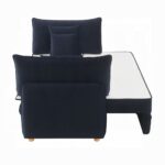 Irina Blue Velvet Sofa with Sleeper LV03890 By ACME - Image 3