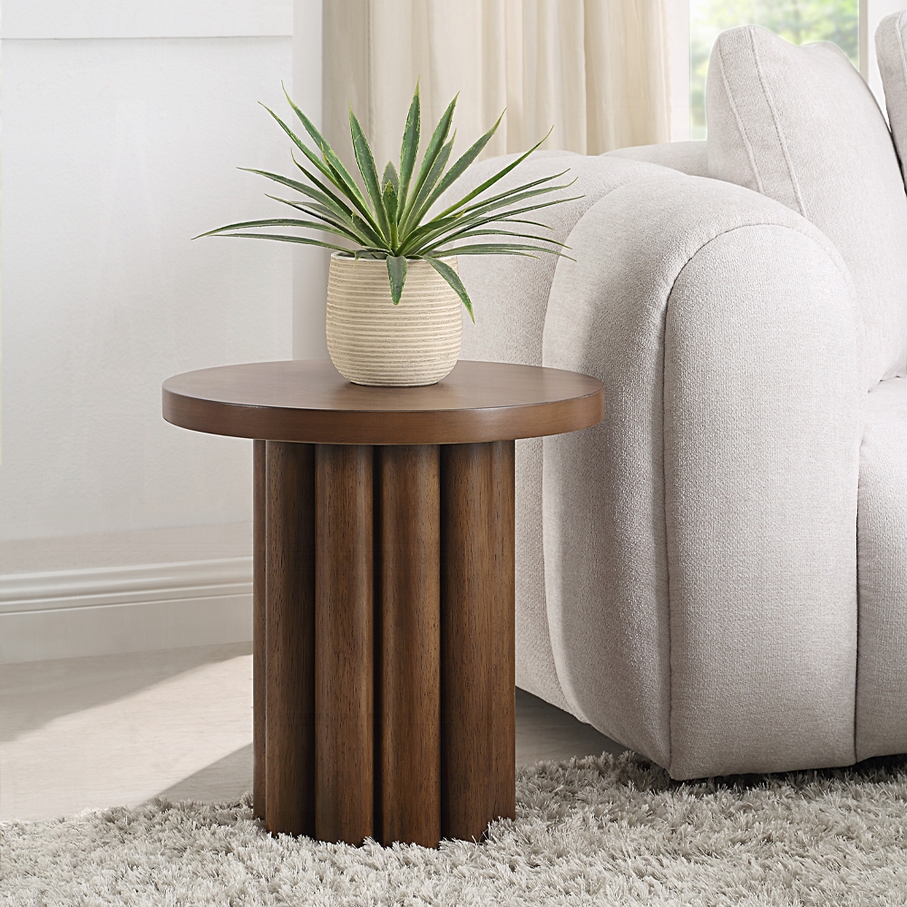 Sanat Brown End Table Lv04236 By Acme | Mobilia Cleopatra 3 Sanat Brown End Table LV04236 By ACME - Image 1