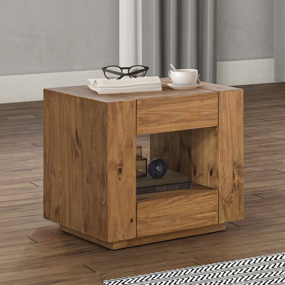 Harlan End Table In Brown Finish Lv03776 By Acme | Mobilia Cleopatra 3 Harlan End Table in Brown Finish LV03776 By ACME - Image 1